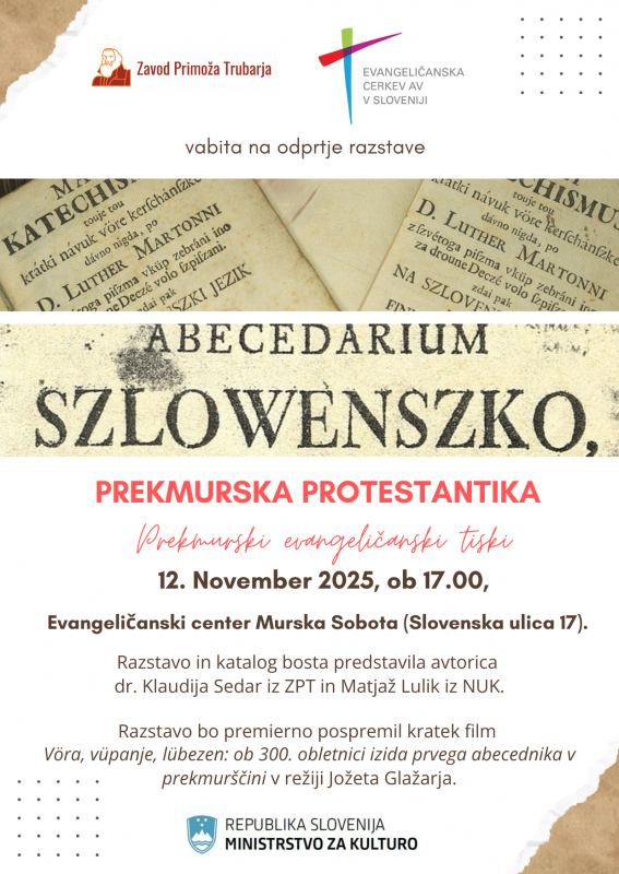 Odprtje razstave Prekmurska protestantika