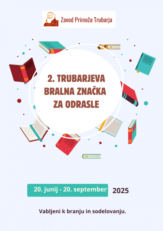 2. Trubarjeva bralna značka za odrasle
